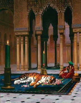  orientalismus - Die Trauer der Pasha griechisch Araber Orientalismus Jean Leon Gerome